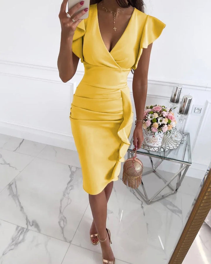 Lisa™ - Elegant Bodycon Dress made from Luxury Material - for Women | Perfect for Formal Occasions