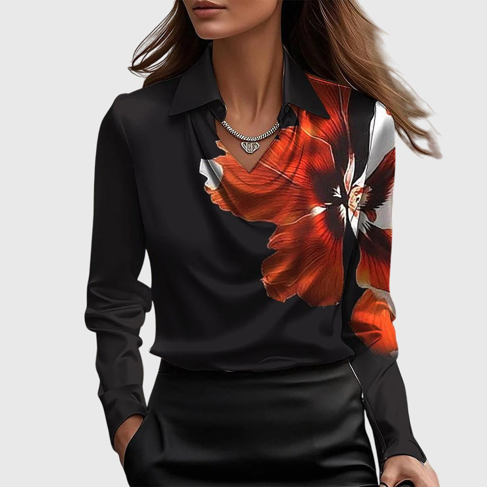 Brooklyn – Elegant blouse in satin look