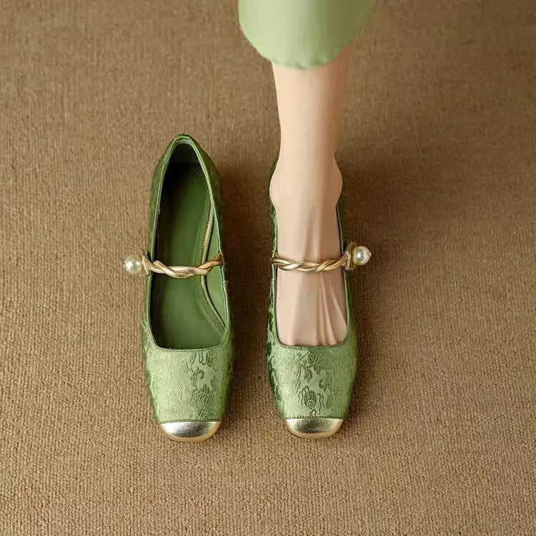 Mestelle | Leather Mary Janes