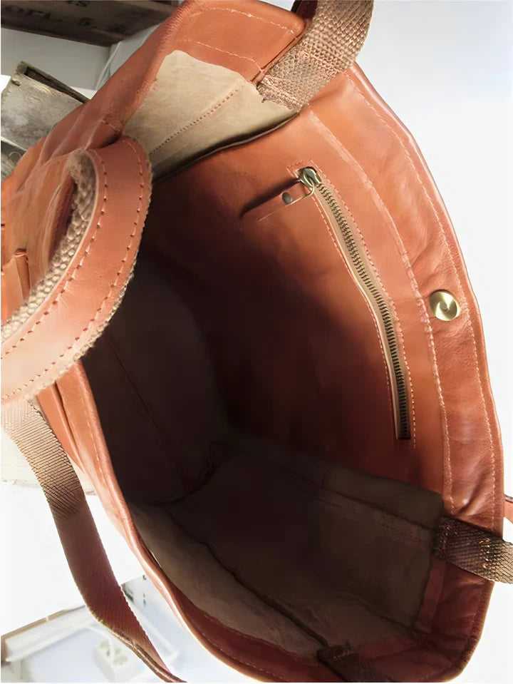 Ella™ - Classic Leather Tote