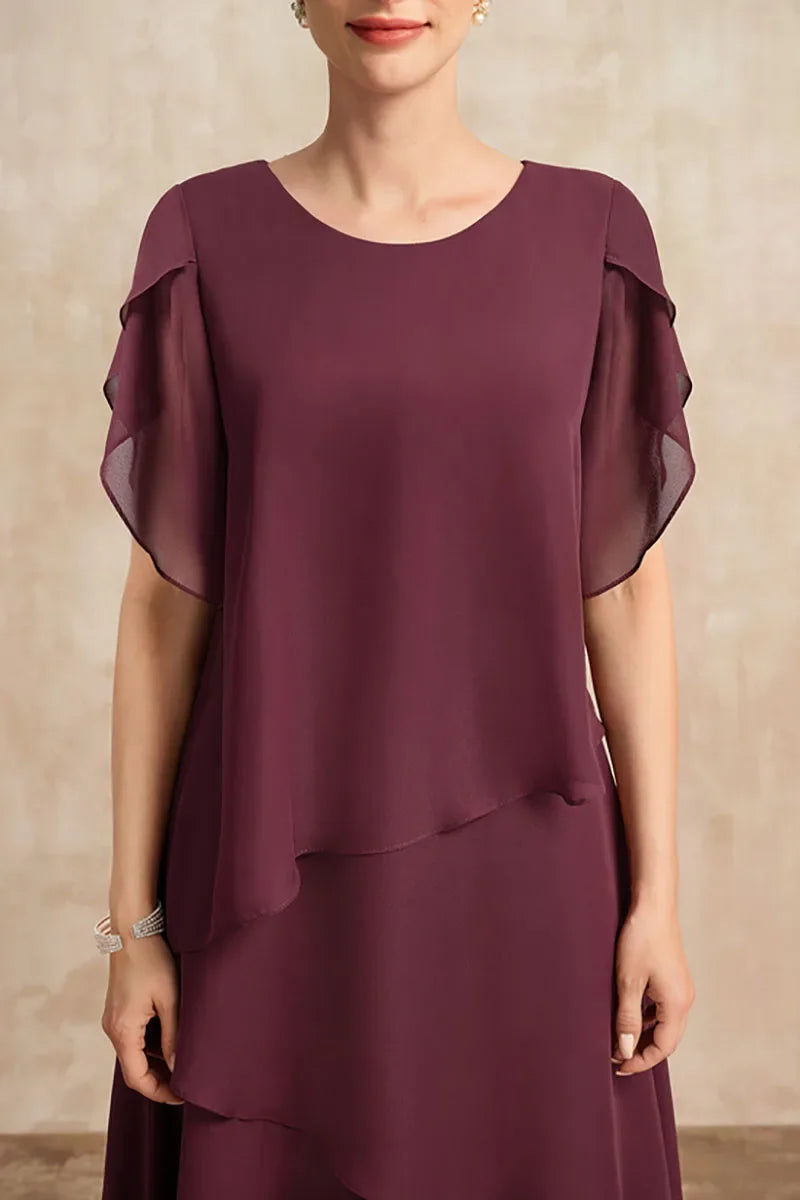 Bissa – Layered Midi Occasion Dress