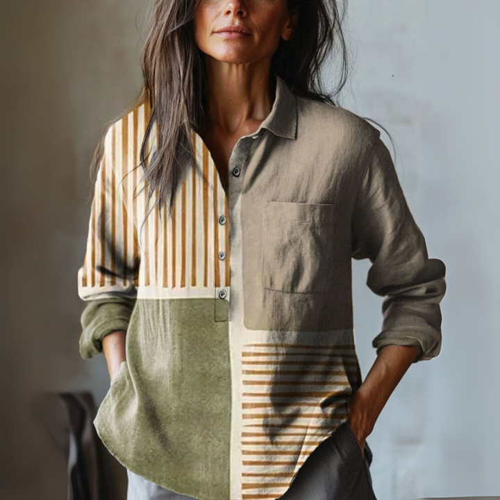 Ellice™- Casual Cotton And Linen Shirt