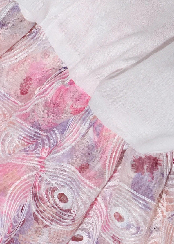 Cecilia | Strapless Floral Dress